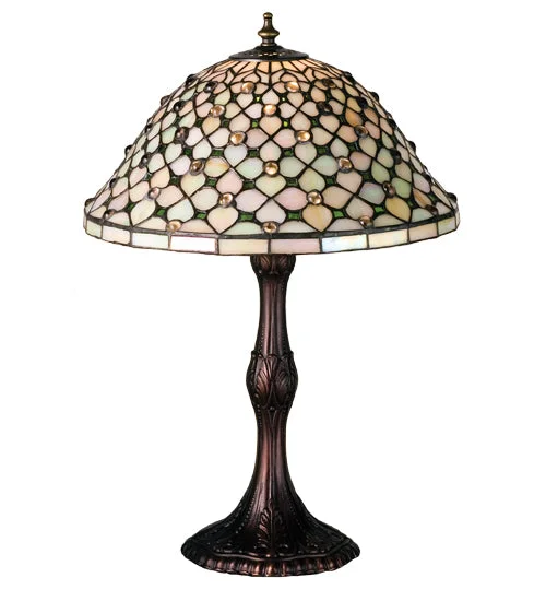 victorian style table lamps with ornate details for traditional homesvictorian style table lamps with ornate details for traditional homes20"H Diamond & Jewel Stained Glass Table Lamp