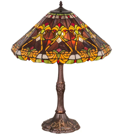 gothic style table lamps with dark finishes for a mysterious lookgothic style table lamps with dark finishes for a mysterious look27.5"H Stained Glass Middleton Table Lamp