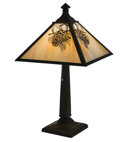 marble table lamps with a luxurious veined pattern for high end decormarble table lamps with a luxurious veined pattern for high end decor23.5"H Winter Pine Rustic Lodge Table Lamp