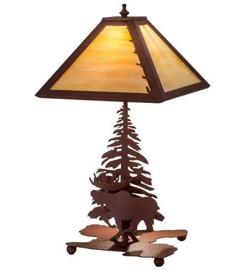 victorian style table lamps with ornate details for traditional homesvictorian style table lamps with ornate details for traditional homes21"H Moose On The Loose Wildlife Table Lamp