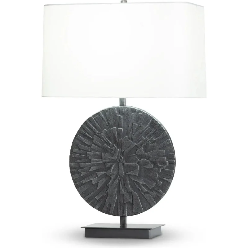 Track lighting with a decorative track designSadie Table Lamp