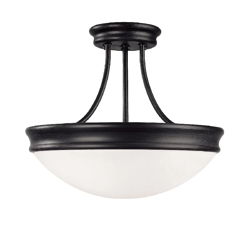 White track lighting for a clean lookHansen Semi-Flush