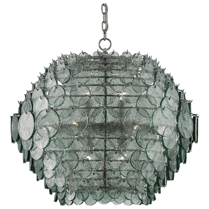 Track lighting with colored glass accentsBraithwell Chandelier