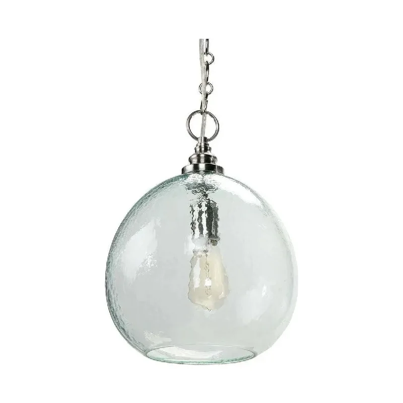 Track lighting with a decorative track designGlass Float Pendant