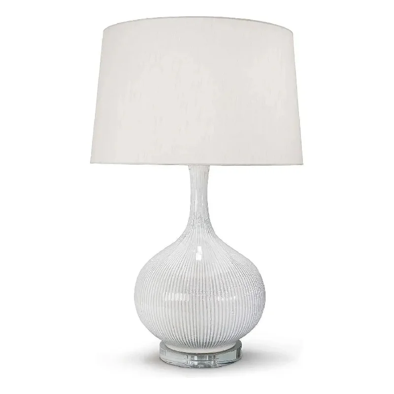 Track lighting for illuminating dining tablesIvory  Table Lamp