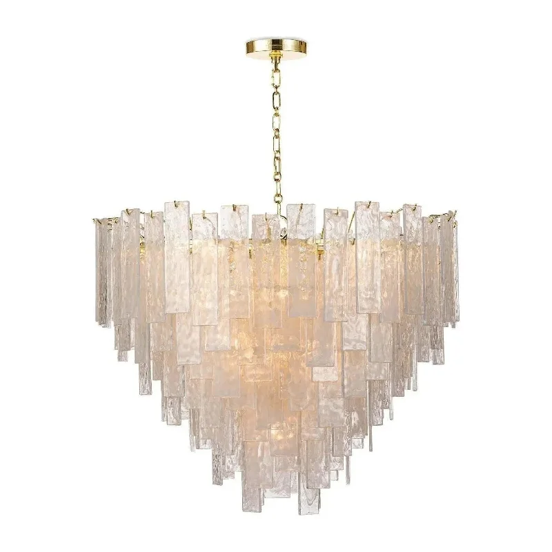 Track lighting for highlighting bookcasesGlacier Chandelier