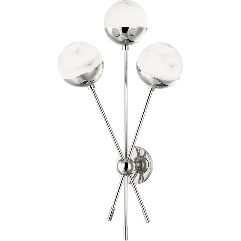 Track lighting for illuminating walkwaysSaratoga 3-Light Wall Sconce
