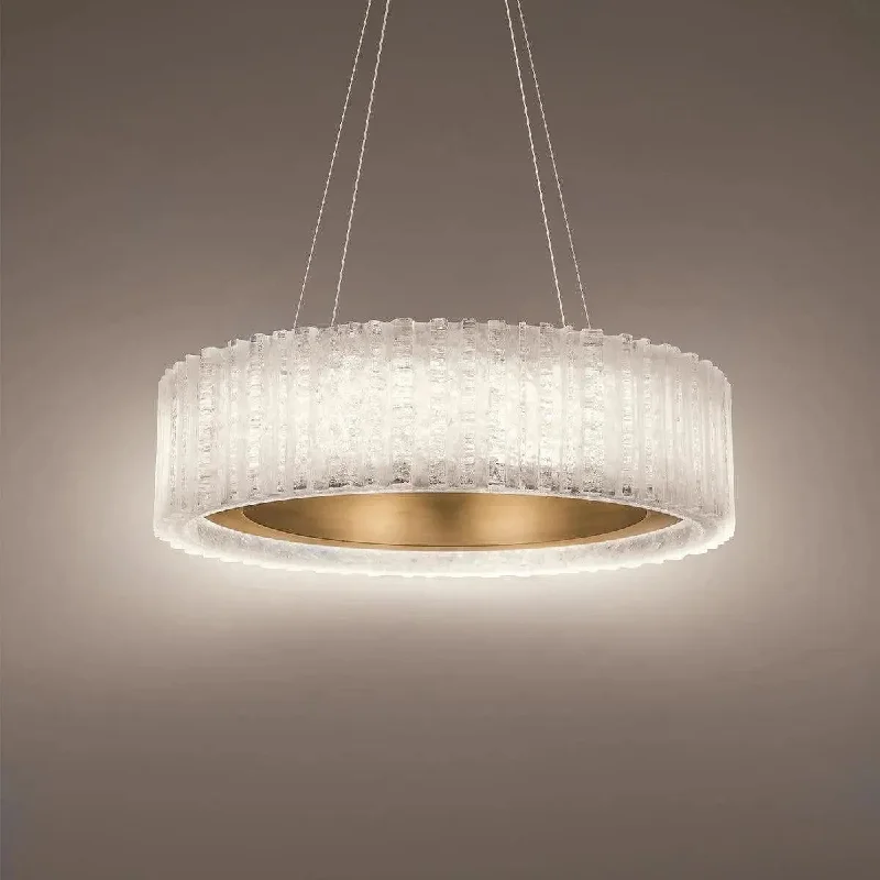Track lighting with swivel heads for precise aimingRhiannon LED Chandelier