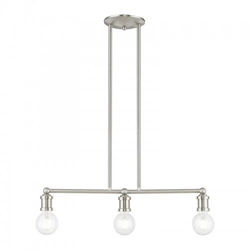 Chandeliers with Venetian Glass for a Luxurious LookChandeliers with Venetian Glass for a Luxurious Look3 Light Brushed Nickel Linear Chandelier