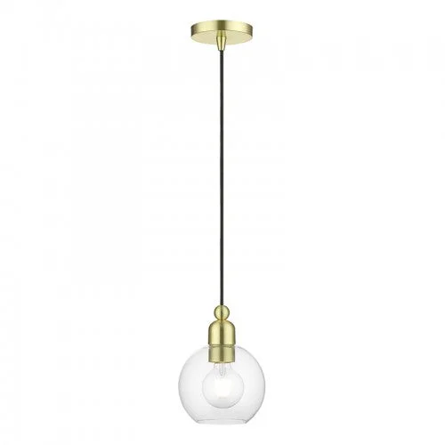 Art Deco Chandeliers for a Retro - Glam LookArt Deco Chandeliers for a Retro - Glam Look1 Light Satin Brass Sphere Mini Pendant