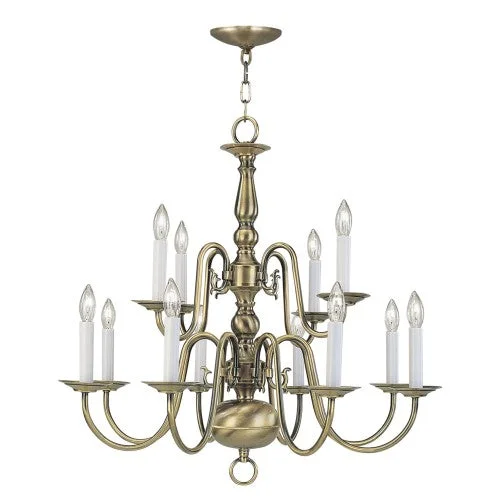 Art Deco Chandeliers for a Retro - Glam LookArt Deco Chandeliers for a Retro - Glam Look12 Light Antique Brass Chandelier