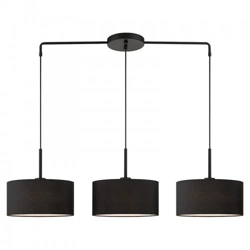 Chandeliers with Metal Frames in Copper FinishChandeliers with Metal Frames in Copper Finish3 Light Black Large Linear Chandelier
