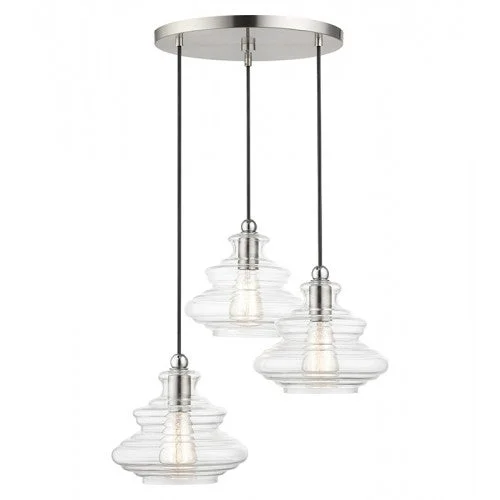 Minimalist Chandeliers for Sleek and Simple InteriorsMinimalist Chandeliers for Sleek and Simple Interiors3 Light Brushed Nickel Pendant Chandelier with Chrome Finish Accents