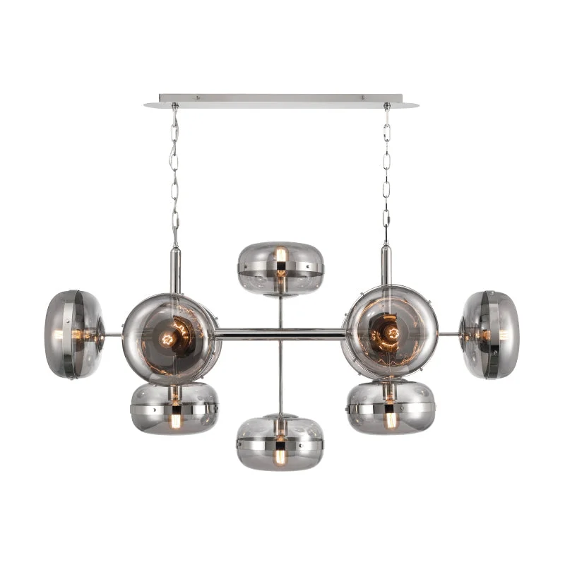 Chandeliers with Colored Glass for a Splash of ColorChandeliers with Colored Glass for a Splash of ColorEurofase 37089 Nottingham 10-lt 54" Chandelier