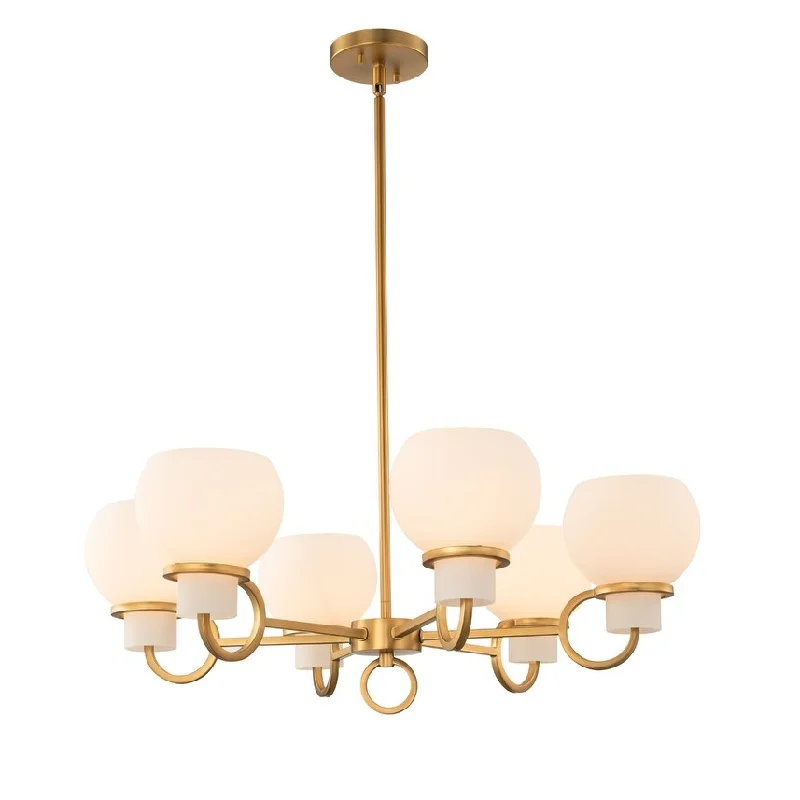 LED Chandeliers for Energy - Efficient LightingLED Chandeliers for Energy - Efficient LightingKalco 513072WB Six Light Chandelier Ascher Winter Brass - One Size LED Chandeliers for Energy - Efficient LightingLED Chandeliers for Energy - Efficient LightingKalco 513072WB Six Light Chandelier Ascher Winter Brass - One Size