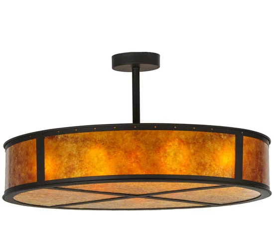 Chandeliers with Metal Frames in Silver FinishChandeliers with Metal Frames in Silver FinishMeyda Tiffany Smythe Craftsman 142268 Chandelier Light - Oil Rubbed Bronze