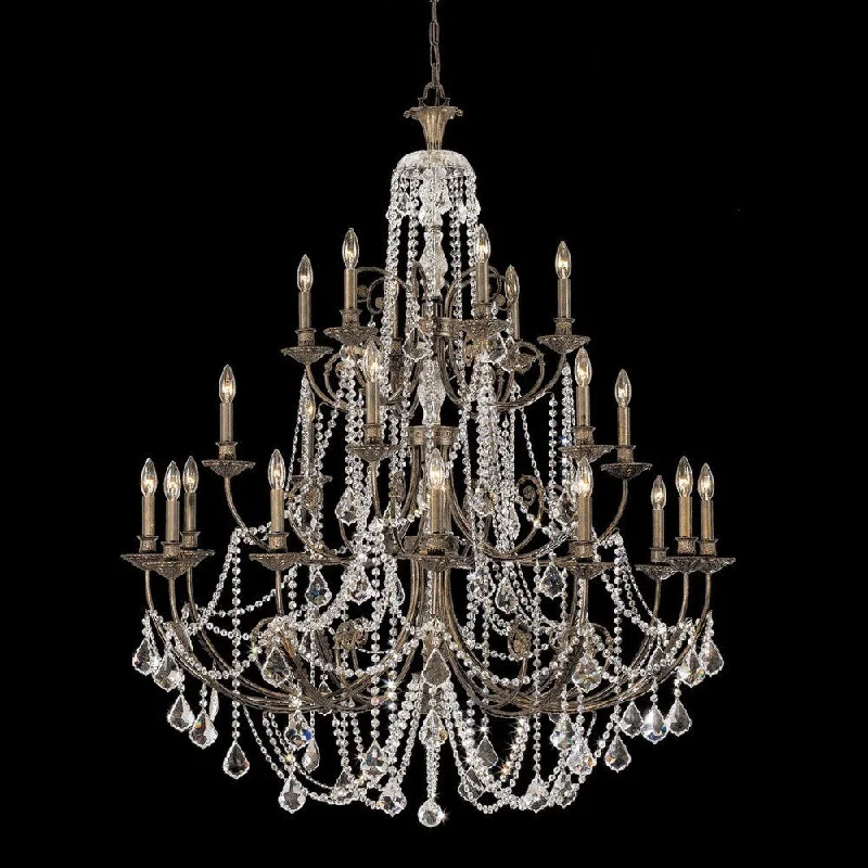 Chandeliers with Sputnik - Style Design for a Futuristic VibeChandeliers with Sputnik - Style Design for a Futuristic VibeRegis 24-light English Bronze/ Swarovski Strass Crystal Chandelier