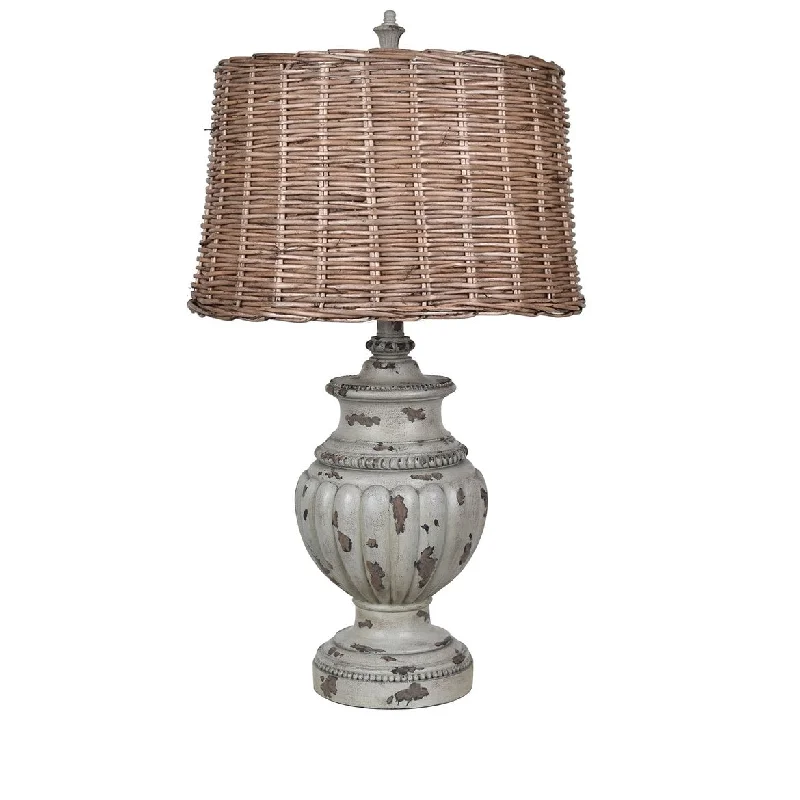 crystal table lamps with dazzling prisms for a glamorous effectcrystal table lamps with dazzling prisms for a glamorous effectAdeline 33"H Distressed Blue Resin Table Lamp - 33"H x 18"Rnd