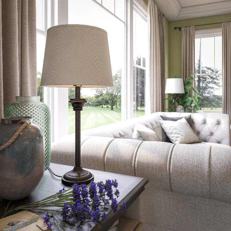 glass table lamps with a frosted surface for soft light diffusionglass table lamps with a frosted surface for soft light diffusionDenver Vintage Metal 3-Pack - TL 24.5" H/FL 59" H